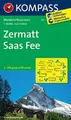 Produktbild: KOMPASS Wanderkarte Zermatt, Saas-Fee: Wanderkarte ... | Buch | Zustand sehr gut