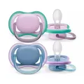 Produktbild: Philips AVENT® Ultra Air Schnuller +6M Lila & Blau 2 Stück