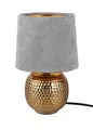 Produktbild: Reality Leuchten Tischleuchte Sophia R50821011, Keramik goldfarbig, Samtschir...