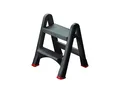 Produktbild: Trittleiter Hocker Klappleiter Klapptrittleiter Haushaltsleiter 2 Stufen Schwarz