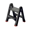 Produktbild: Curver 155160 Tritthocker 150 kg Klappbar Anthrazit Rot