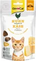 Produktbild: GimCat Crunchy Snacks Huhn Käse knusprig proteinreich Katzenleckerli 50g