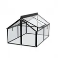 Produktbild: Vitavia Frühbeet Gaia Jumbo 3mm ESG Glas BxTxH 83x120x72/38cm Alu schwarz
