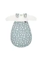 Produktbild: Alvi Baby-Mäxchen 3-teilig Baumwolle Baby Schlafsack Set, 2.5 TOG, Sommer- und Winterschlafsack, mitwachsendes Schlafsystem aus Baumwolle Zootiere puderblau - Blau