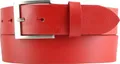 Produktbild: BELTINGER Jeans-Gürtel aus Vollrindleder 4 cm | Hochwertiger Leder-Gürtel für Herren 40mm | Herren-Gürtel made in Italy | Rot 115cm