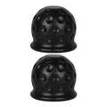 Produktbild: Abdeckung für Anhängerkupplungen, 2 Stück, in Schwarz, aus Gummi, für Ø 50 mm...