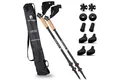 Produktbild: Alpin Loacker Nordic-Walking-Stöcke Leichte Teleskop Walking Stöcke für Damen und Herren 105-135 cm, Aluminium Trekkingstöcke für Asphalt und Bergsport