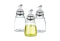 Produktbild: relaxdays Ölspender Ölflasche Glas 3er Set nachfüllbar, (3-tlg)