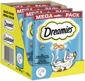Produktbild: DREAMIES™ Portionsbeutel mit Lachs 4 x 180g Katzen Snack Leckerli Futter