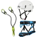 Produktbild: Klettersteig Komplettset Edelrid Cable Kit VI + LACD Start + LACD Protector Helm white M
