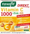 Produktbild: Taxofit Vitamin C + Zink + D3 Direktgranulat 20 St, 60 g Nahrungsergänzungsmitte