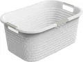 Produktbild: Rotho Wäschekorb Country, 40 L weiß  Wäschekörbe
