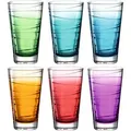 Produktbild: Leonardo Trinkgläser Vario Struttura 026845 farbig, 280ml, Farbverlauf, 6 Stück