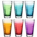Produktbild: Leonardo Trinkglas vario struttura 6Stk sortiert 280ml Farbverlauf Glas Bunt