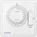 Produktbild: Suevia Su280447 Unterputz-zeitschaltuhr Analog  Tagesprogramm  1200 W Ip20 Ein/auto/aus-programm