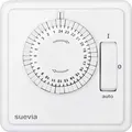 Produktbild: Suevia Su280447 Unterputz-zeitschaltuhr Analog  Tagesprogramm  1200 W Ip20 Ein/auto/aus-programm