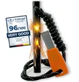 Produktbild: Feuerstahl Camping-Feuerstarter aus Feuerstein und Stahl 10mm XL Ferro Rod Pa...