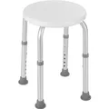 Produktbild: Duschhocker, Badhocker, Duschstuhl, höhenverstellbar, rutschfest, stabil, Sen...