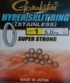 Produktbild: Hyper Split Ring Größe 3 Gamakatsu 20 Kg Edelstahl Super Stark Japan Angelköder