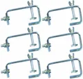 Produktbild: 6x EUROLITE TH-51 Theaterhaken Scheinwerferhaken Truss Hook Montage Haken silber