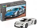 Produktbild: Revell 07026 Supersportwagen Porsche 918, Automodellbausatz 1:24, 19,4 cm Modellbausatz für Fortgeschrittene, Silber (Spyder)
