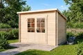 Produktbild: Alpholz Gartenhaus Maria aus Massiv-Holz | Gerätehaus mit 28 mm Wandstärke | Garten Holzhaus inklusive Montagematerial | Geräteschuppen Größe: 300 x 250 cm | Pultdach…