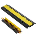 Produktbild: VEVOR 1x Kabelbrücke 2-Kanal Überfahrschutz PP 9979kg Bodenabdeckungen 1005mm