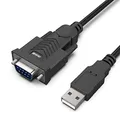 Produktbild: BENFEI USB auf RS232 Seriell Kabel mit Schraube 1,8M, Seriell USB auf RS-232 (9 Pin) DB9 mit PL2303 Prolific Chipsatz, Kompatibel fur Windows 11/10/8.1/8/7, Mac OS X 10.6 und höher (NOT VGA)