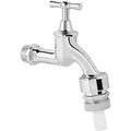 Produktbild: Auslaufhahn Schell mit Knebelgriff m. Rohrbelüf. u. Rückflussverhinderer, chrom