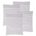 Produktbild: Bestlivings Wäschenetz XXL (4er Set / 50x70cm) - Wäschesack Kochfest - Wäschebeutel für Blusen, BH, Unterwäsche, Socken oder Feinwäsche - Füllmenge bis 3kg