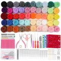 Produktbild: Bamru 50 Farben Filzen Starterset Nadelfilz Set with Filznadeln