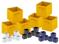 Produktbild: Amagohome Aufbewahrungsbox Aufbewahrungsboxen 26x26x26 cm faltbar Faltbox 6er Pack Aufbewahrungsk