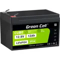 Produktbild: GreenCell Green Cell CUBE LiFePO4 Spezial-Akku LiFePo-Block Flachstecker Li-Ion 12.8 V 12 (12.80 V, 12 Ah) (GC-LFPGC12V12AH)
