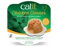 Produktbild: Catit Dinner Huhn mit Lachs & Karotte 80 g, Trockenfutter für: Katze