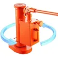 Produktbild: VEVOR Hydraulischer Wagenheber, 5 t / 10 t Hebebühne, 25-230 mm Zehenhöhe, 370-570 mm Spitzenhöhe, 360° drehbarer Klauenwagenheber für Maschinen, Industrie