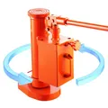 Produktbild: VEVOR Hydraulischer Wagenheber, 5 t / 10 t Hebebühne, 25-230 mm Zehenhöhe, 370-570 mm Spitzenhöhe, 360° drehbarer Klauenwagenheber für Maschinen, Industrie