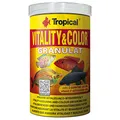 Produktbild: Tropical Vitality Color Granulat farbförderndes Flockenfutter, 1er Pack (1 x 1 l)
