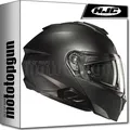 Produktbild: MODULARHELM FÜR MOTORRAD HJC I91  SCHWARZ SEIDENMATT L