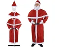 Produktbild: Detex Kostüm, Weihnachtsmann Kostüm 5tlg. Set Nikolaus Anzug Erwachsenen Santa
