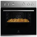 Produktbild: Electrolux Einbauherd Edelstahl-Design, Schwarz, Edelstahl, Metall, Glas, 59.5x59.8x54.8 cm, Kühlgebläse, Versenkknebel, Backofenbeleuchtung, Küchen, Küchenelektrogeräte, Backöfen