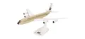 Produktbild: Herpa 614023 - 1/144 Braniff International Boeing 707-320 - Solid beige - Neu