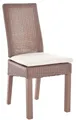 Produktbild: Krines Home Esszimmerstuhl Esszimmer Loom-Stuhl Esszimmerstuhl Holzrahmen Küchenstuhl mit Kissen