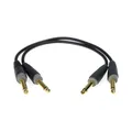 Produktbild: Klotz AU-JJ0090 Patchkabel 2er-Set 0,9 m - Stereo Patchkabel