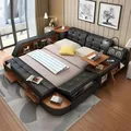 Produktbild: Multifunktion Betten Bett All in One Funktionsbett Sofa Doppelbett Schlafzimmer
