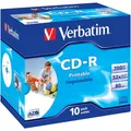 Produktbild: Verbatim CD-R, 52x, 700MB/80min, 10er Pack (10 x) (43325)