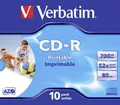 Produktbild: Verbatim 43325 CD-R 80 Rohling 700 MB 10 St. Jewelcase