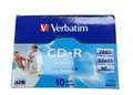 Produktbild: CD-R AZO by VERBATIM ® 700MB 52x 10er JewelCase Wide Inkjet bedruckbare Rohlinge