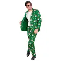 Produktbild: W WIDMANN MILANO Party Fashion - Weihnachtsanzug Herren, Santa Kostüm Outfit, Jackett und Hose, Weihnachtsfeier