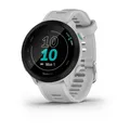 Produktbild: Garmin Forerunner 55 Weiss – GPS-Laufuhr mit 1,04“ Always-On-Farbdisplay/Top