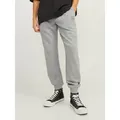 Produktbild: Jack & Jones Sweathose JPSTGORDON Jogpants mit Kordelzug und bequemem Schnitt unifarben, modisch, bequem, Baumwolle grau XXL